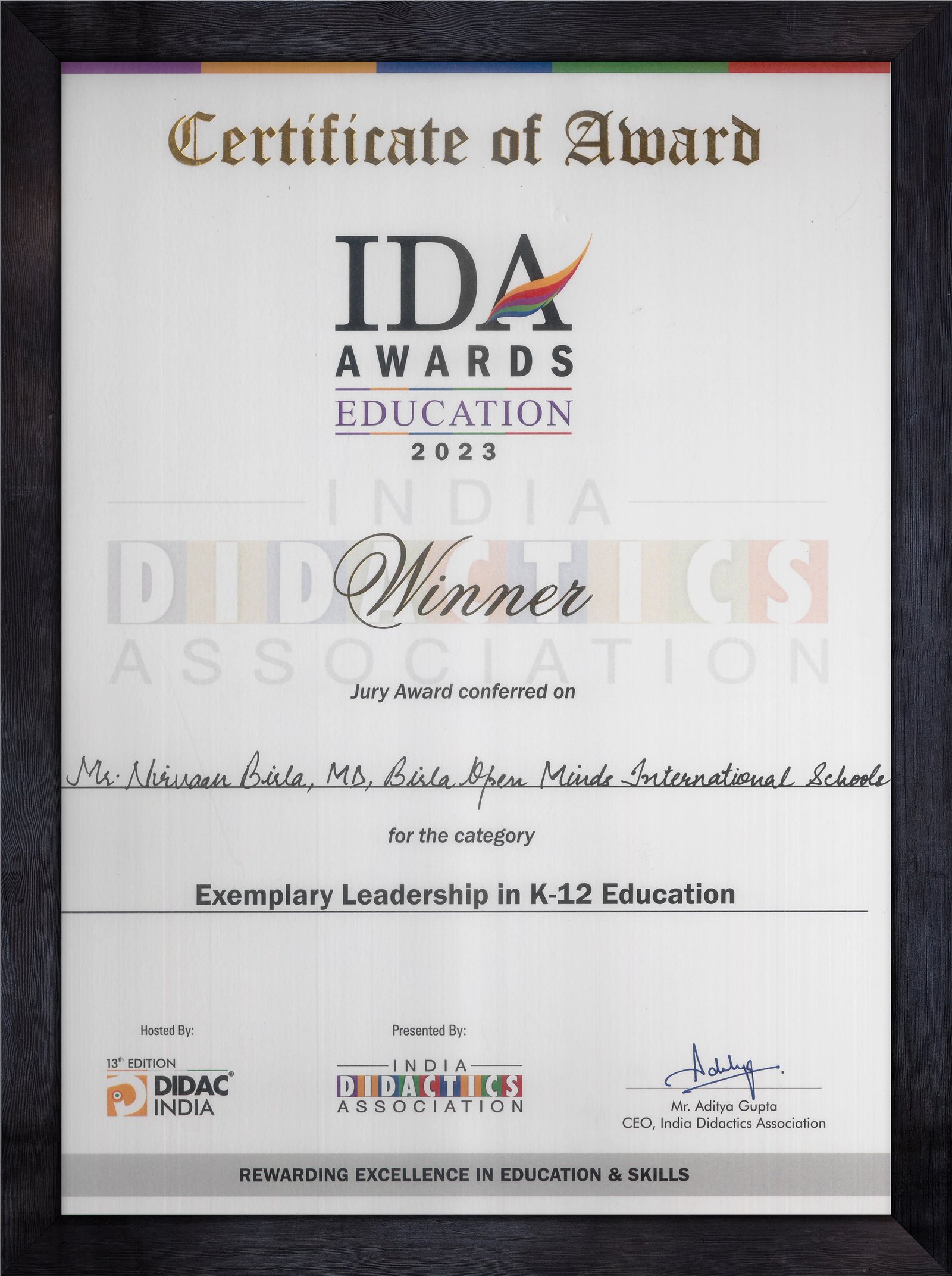 Award Portrait